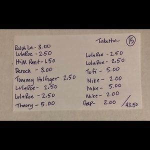 Reserved Bundle for Tabitha #1